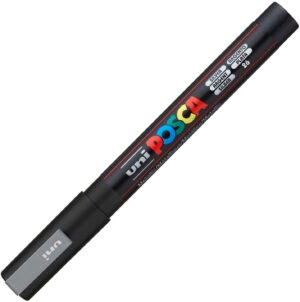 ROTULADOR POSCA PC- 3M 0,9/1,3mm. PLATA