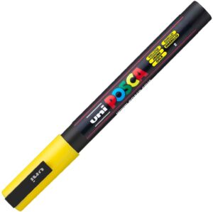 ROTULADOR POSCA PC- 3M 0,9/1,3mm. AMARILLO