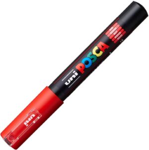 ROTULADOR POSCA PC- 1M 0,7mm. ROJO