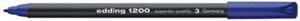 ROTULADOR EDDING Nº1200-BLISTER/2 AZUL