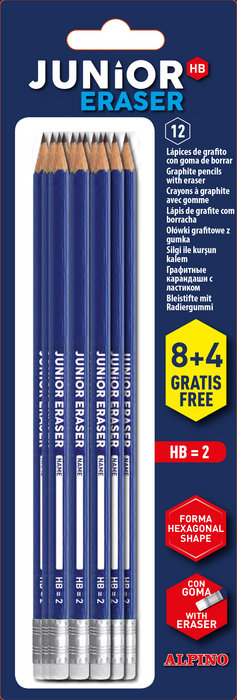 LAPICERO ALPINO BLT/ 8+4 C/GOMA