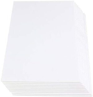 CARTON PLUMA BLANCO  3mm.  DIN-A3