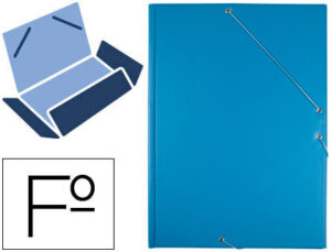 CARPETA PLAST.S.A.PVC SOLAPAS FºESCOLAR COLOR