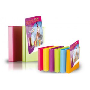 CARPETA PLAST.CANGURO 4A.40mm.A-4 FUN COLOR
