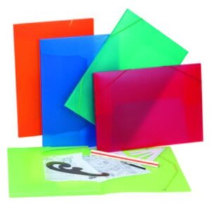CARPETA DIBUJO PP 50x35(A3) GOMAS TRANS.VERDE