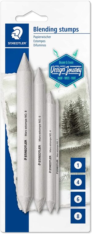 DIFUMINOS STAEDTLER BLT/ 4 SURTIDOS 1-4-6-8mm.