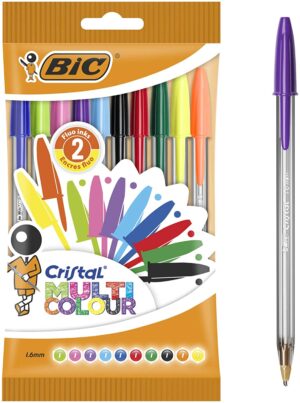 BOLIGRAFO BIC CRISTAL MULTICOLOR B/10