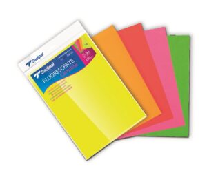 CARTULINA FLUORESCENTE A4 PACK/5 SURTIDAS
