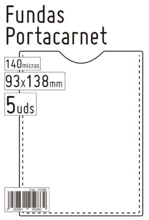 FUNDA PORTACARNET 46006  93x138 PTE/ 5