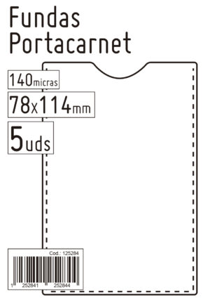 FUNDA PORTACARNET 46003  78x114 PTE/ 5