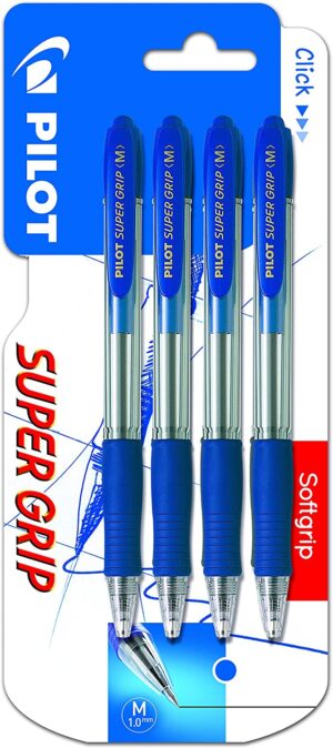 BLT/ 4 BOLIGRAFO PILOT SUPERGRIP 4 AZULES