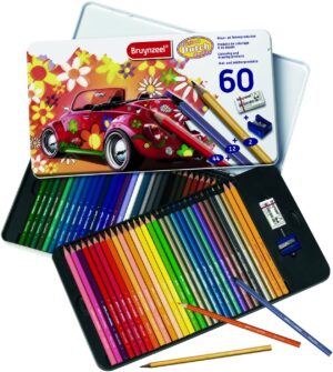 PINTURA LAPIZ BRUYNZEEL C/METAL 60 Col.