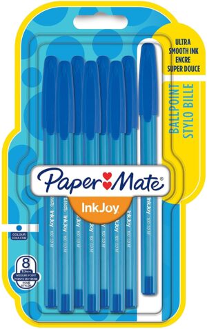 BOLIGRAFO INKJOY 100 CAP.BOL/ 8 AZUL
