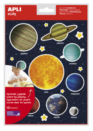 GOMETS MOTIVOS SISTEMA SOLAR B/12 HOJAS