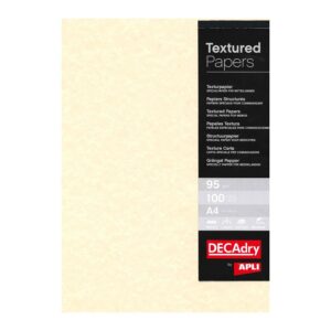 PAPEL APLI A4 TEXT.95gr.B/25 PERG.DORADO