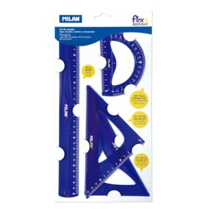 REGLAS-JUEGO  4 PZAS MILAN FLEXIBLE AZUL