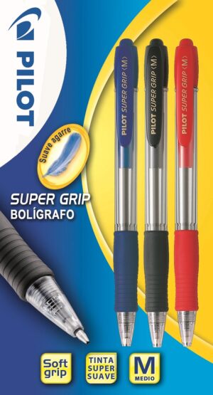 BLT/ 3 BOLIGRAFO PILOT SUPERGRIP A+N+R