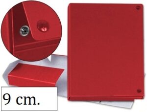 CARPETA PROY.PARDO CORCHETE- 9cm ROJA