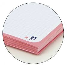 RECAMB.A4 4A.90gr. 80h OXFORD CUADR 5x5 ROJO - Imagen 3