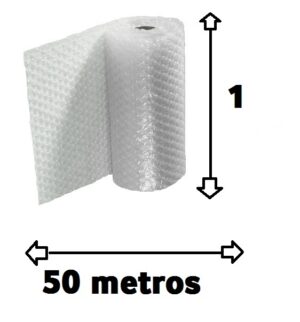 PLASTICO BURBUJA ROLLO 1,0 x  50,0  Mtrs.