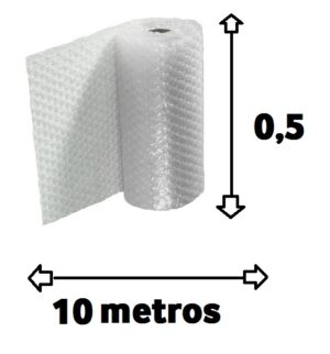 PLASTICO BURBUJA ROLLO 0,5 x  10,0 Mtrs.