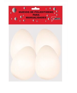 HUEVOS DE POLIESTIRENO 60mm. B/4