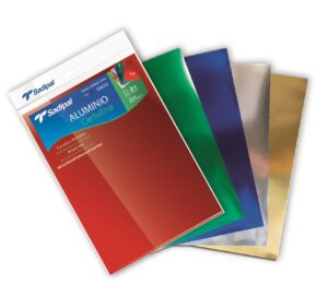 CARTULINA METALIZADA  A4 PACK/ 5 SURTIDAS