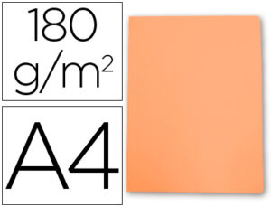 SUBCARPETA DIN A4 PTE/ 10 NARANJA