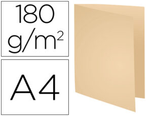 SUBCARPETA DIN A4 PTE/ 10 CREMA
