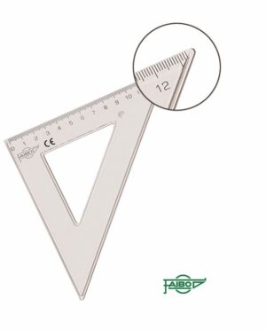 ESCUADRA FAIBO 25cm B/1 TECNIT BOLSA