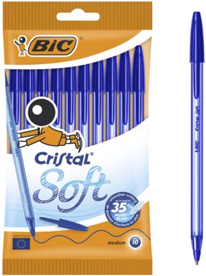 BOLIGRAFO BIC CRISTAL ORIGINAL BOL/10 AZUL
