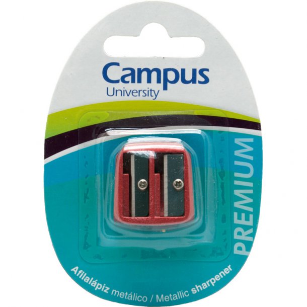 BLT/ 1 SACAPUNTAS METAL CAMPUS COLOR DOBLE