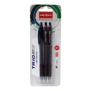 BLT/ 3 BOLIGRAFO UNIMAX TRIO RT GP NEGRO