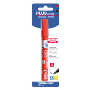 BLT/ 1 ROTUL.PLUS MARKER Nº3 PERMAN.ROJO