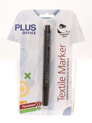 ROTULADOR ROPA PLUS OFFICE BLIST/1 NEGRO
