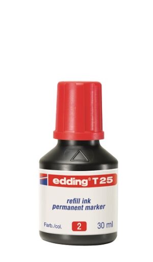 TINTA ROTULADOR EDDING T- 25 PÑA. ROJA