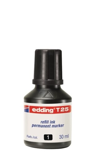 TINTA ROTULADOR EDDING T- 25 PÑA. NEGRA
