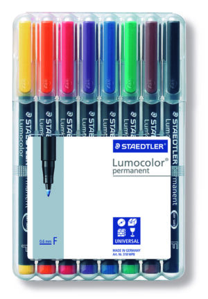 ROTULADOR OHP LUMOCOLOR FINA ESTUCHE/8 SURTID