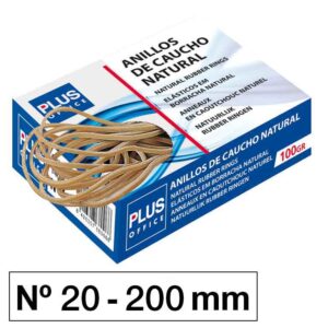 GOMILLAS ELASTICAS CAJA 100 GR. Nº 18