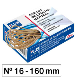 GOMILLAS ELASTICAS CAJA 100 GR. Nº 16