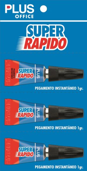 PEGAMENTO CIAN.M.PLUS SUP.RAPIDO 3 x 1gr.