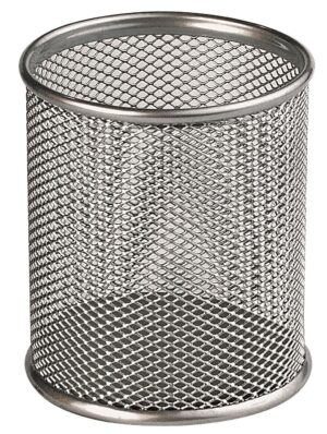 CUBILETE OFICINA REJILLA PLUS-CROMADO