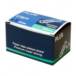 *M*CLIPS CROMADOS Nº 3 -43mm. C/100 PACK/12