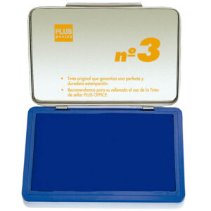 TAMPON PLUS OFFICE PÑO.METALICO Nº3 AZUL