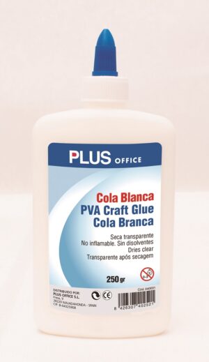 PEGAMENTO COLA BLANCA PLUS  250 gr.