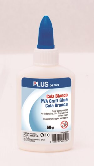PEGAMENTO COLA BLANCA PLUS   60 gr.