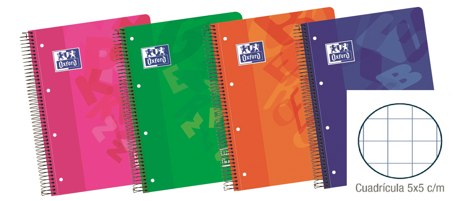 BLOC MICRO OXFORD 90gr. A4 120h. PLASTICO - Imagen 2