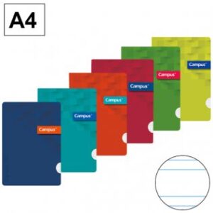 CUADERNO GR.PP A4 90gr.48h CAMPUS PAUTA 3,5 mm.