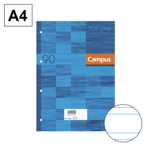 RECAMB.A4 4A.90gr 100h CAMPUS PAUTA 2,5