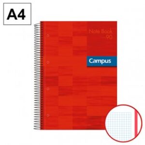 BLOC MICRO A4 CAMPUS CART.80H.90gr.CN ROJO